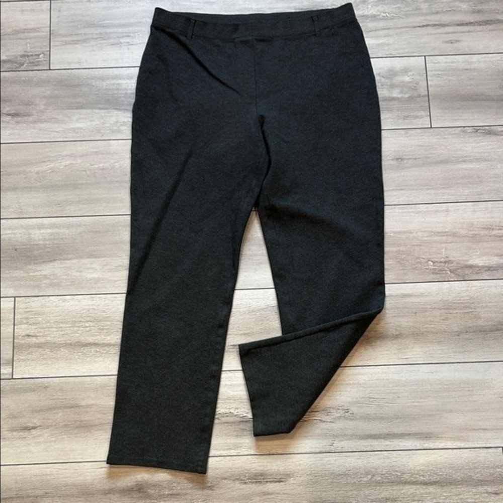 Quince dark gray pull on elastic waist stretch legging pants size Large